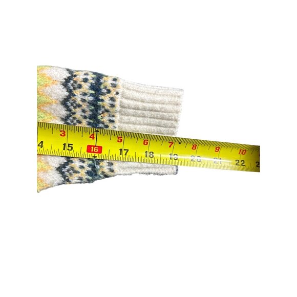 Zara Nordic Fair Isle Turtleneck Sweater Juniors M Womens S-M Cozy Knit Soft - Picture 8 of 8